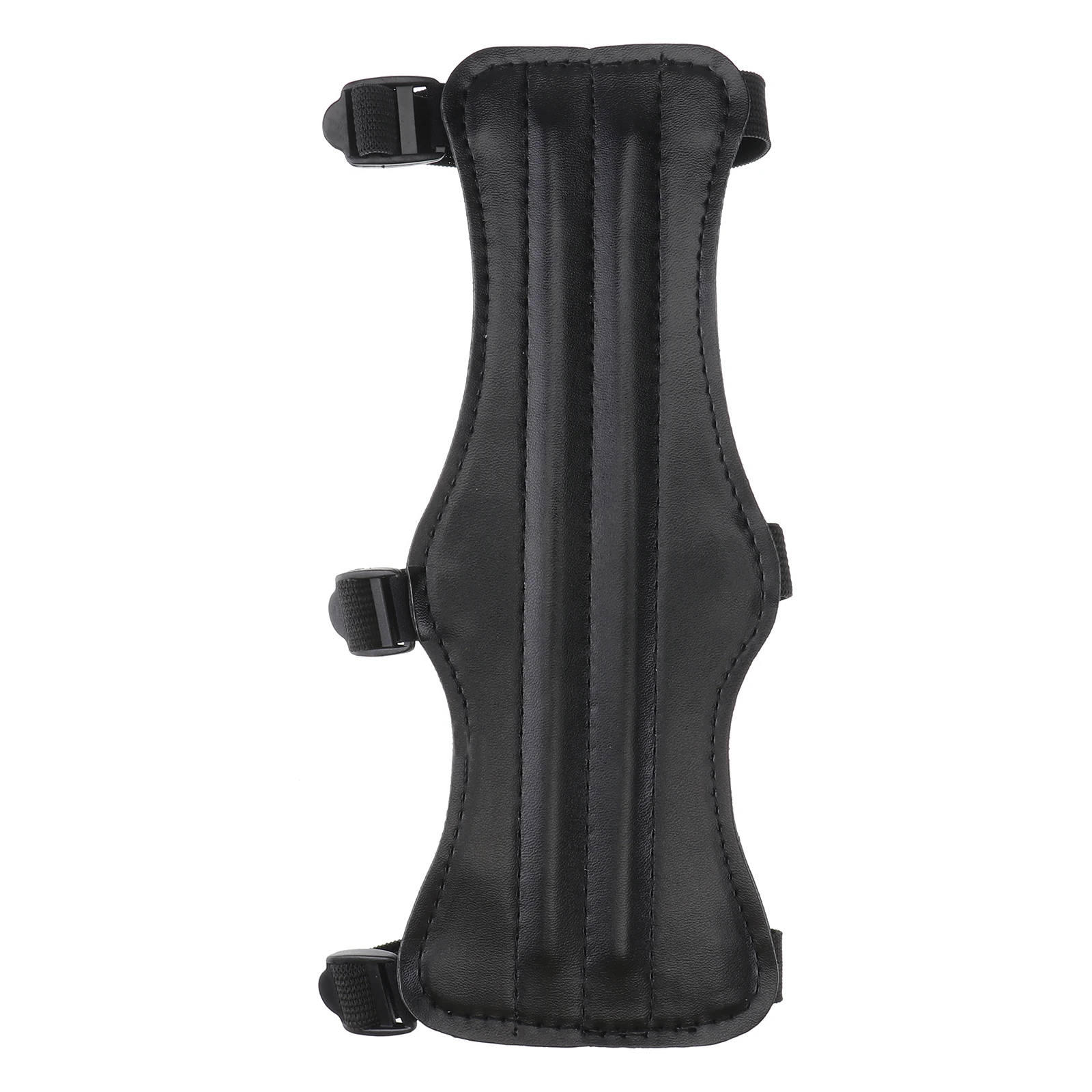 

Archery Arm Guard Triple Buckle Adjustable Wristband Protective Gear Safe Armband Bow String Forearm Durable Cow Right