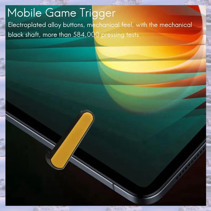 

T85C-Six Finger For Ipad PUBG Controller Capacitance Adjustable Mobile Game Trigger L1R1 Button Gamepad Joystick Grip