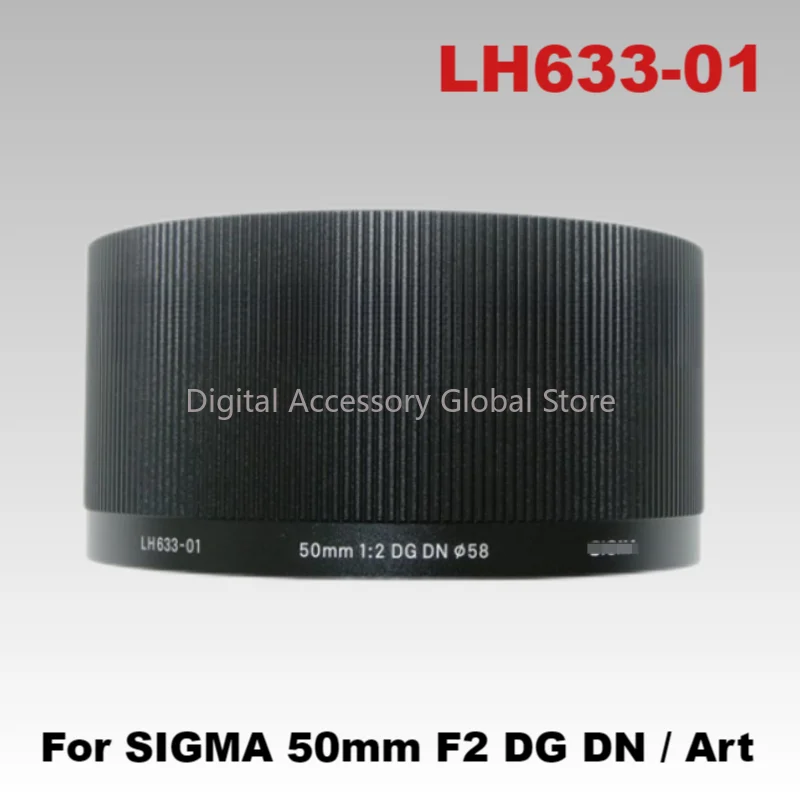 New Original Front Hood LH633-01 Parts For SIGMA 50mm F2 DG DN / Art (58mm) Camera Lens