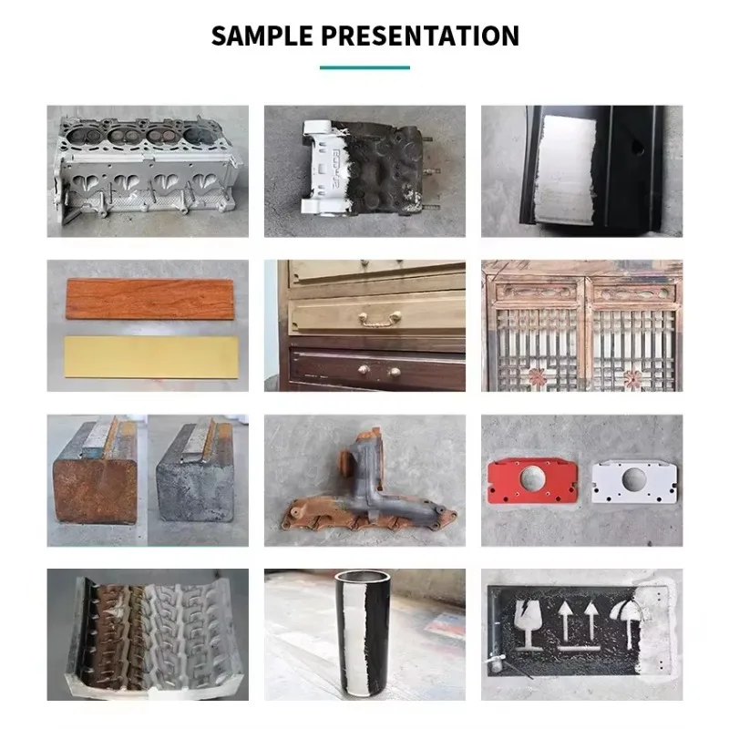 Rucksack 100 W 200 W 300 W JPT Pulse Mode Laser Reinigungsmaschine für Holzfarbe Staub Re-Moval Laser Holz Reinigungsmaschine