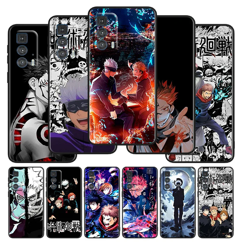 

Anime Jujutsu Kaisen Phone Case For Motorola G E7i Stylus Power One Plus E Edge X S 30 20 Fusion Plus Lite Pro Black