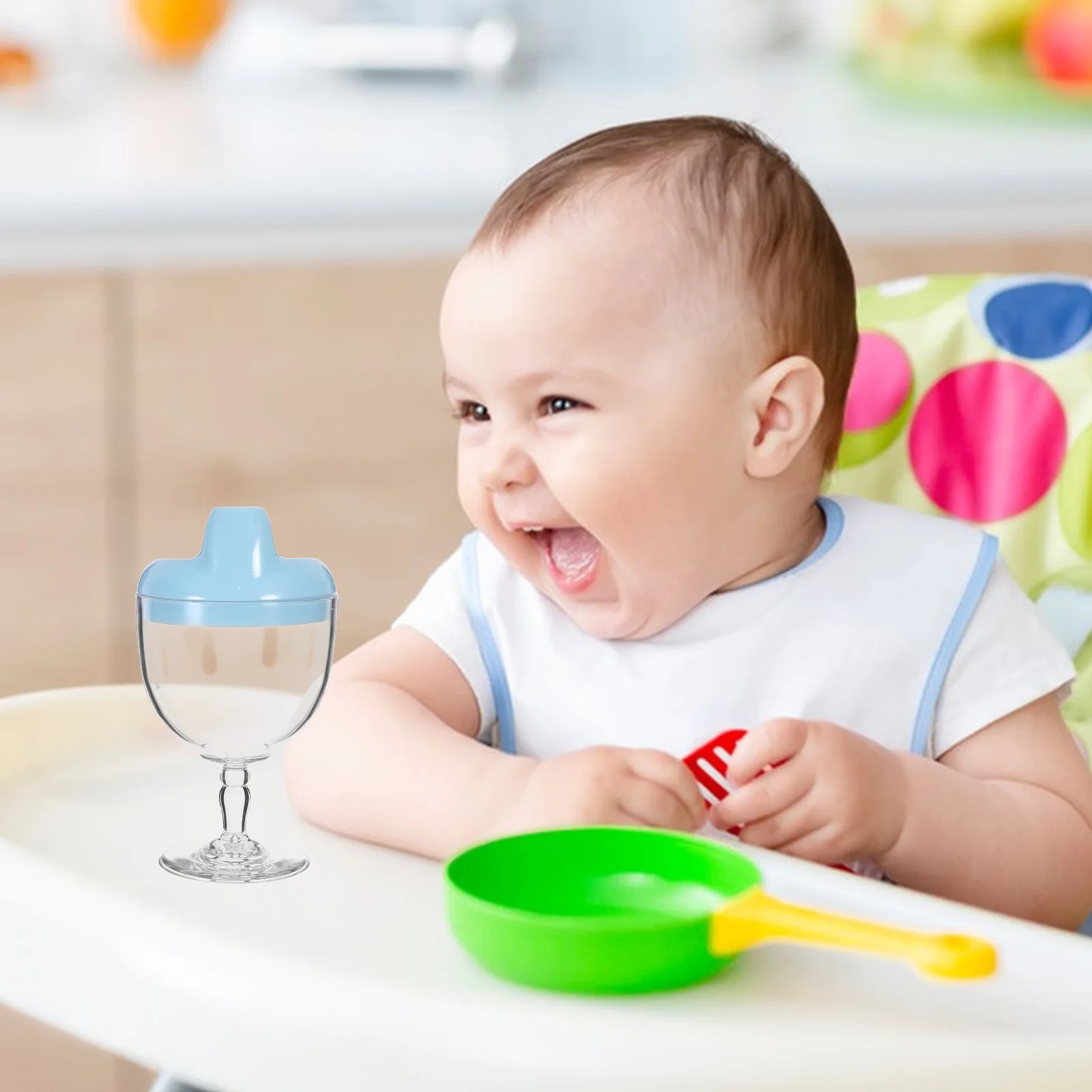 

2 Pcs Learning Cup Training Plastic Toddler Cups PP、PC Water Sippy for
