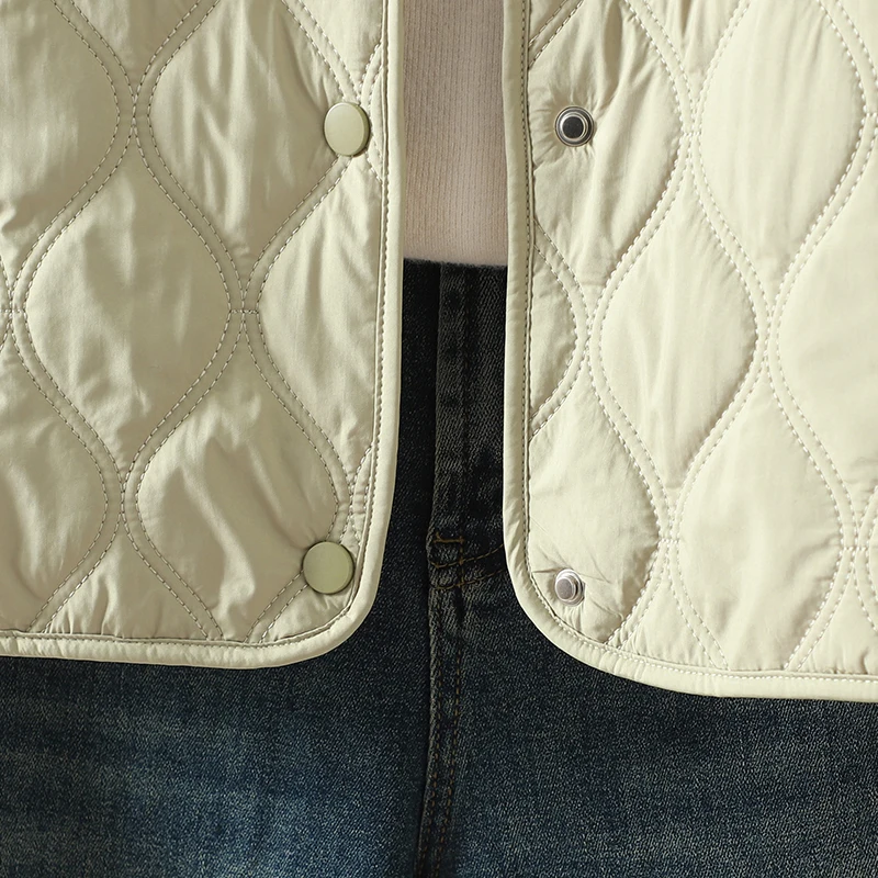 سترة قطنية قصيرة للنساء بغطاء للرأس، سميكة ودافئة، متعددة الاستخدامات، مبطنة بالصوف، ملابس خارجية شتوية بقصة مستقيمة وأكمام ط...