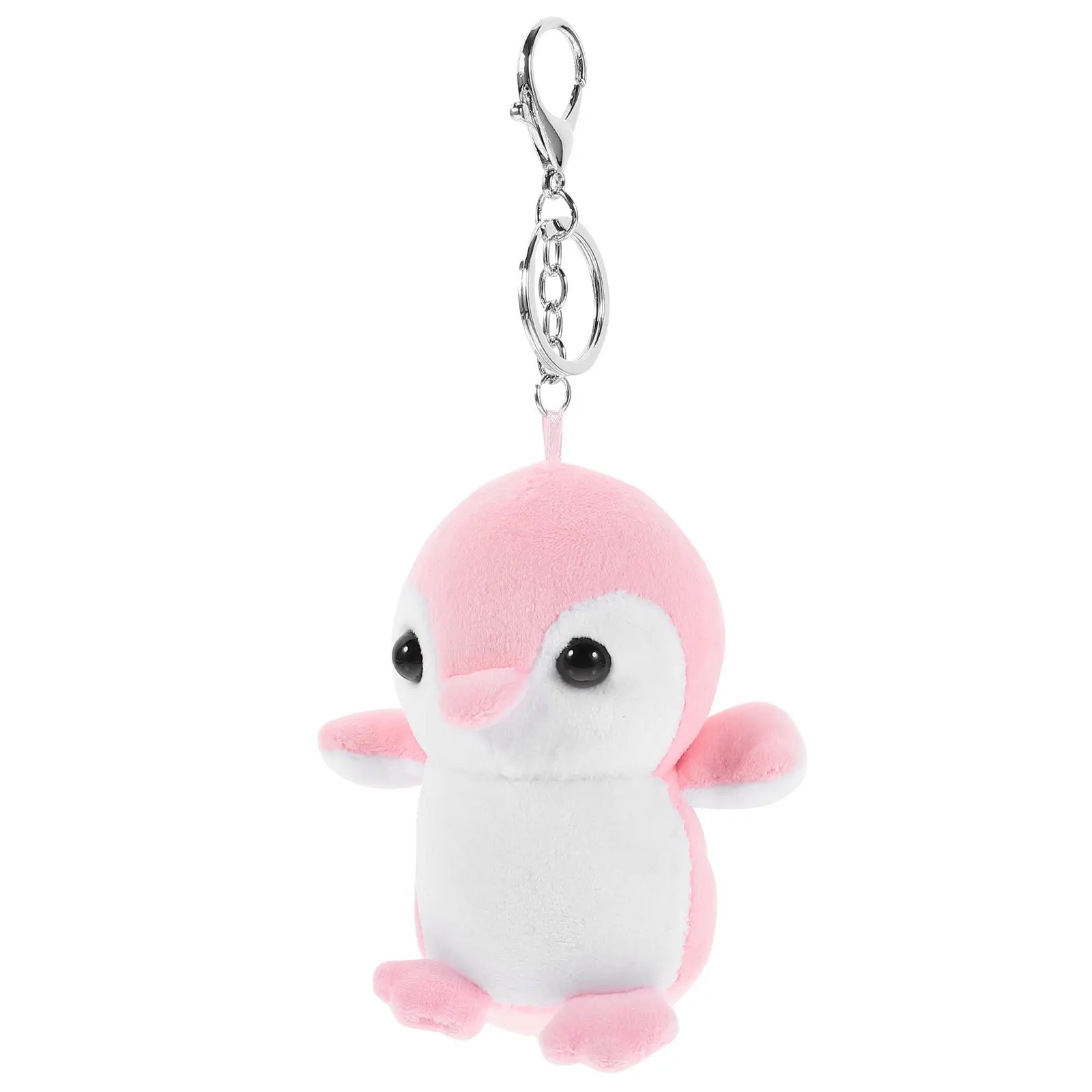 Cute Small Penguin Keychain Soft Pendant Decorative Charm for Bag Car Key Backpack Mini Cartoon Design Unique Gift Accessory