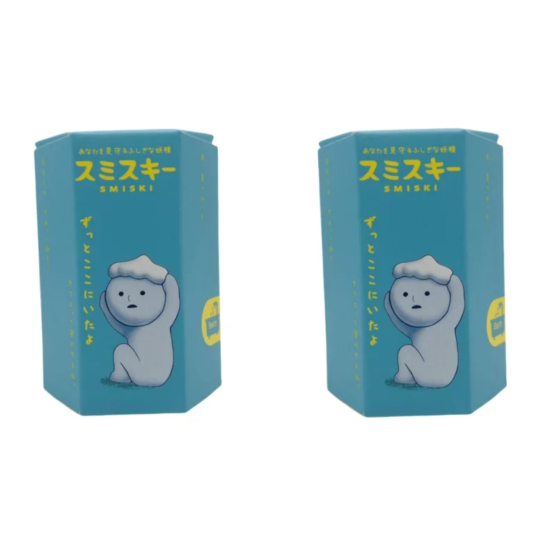 2025 جديد حار Smiski حمام سلسلة لطيف مضيئة الأخضر الداكن دمية عمل دمية الكرتون سطح المكتب صندوق أعمى نموذج هدية دمية لعبة