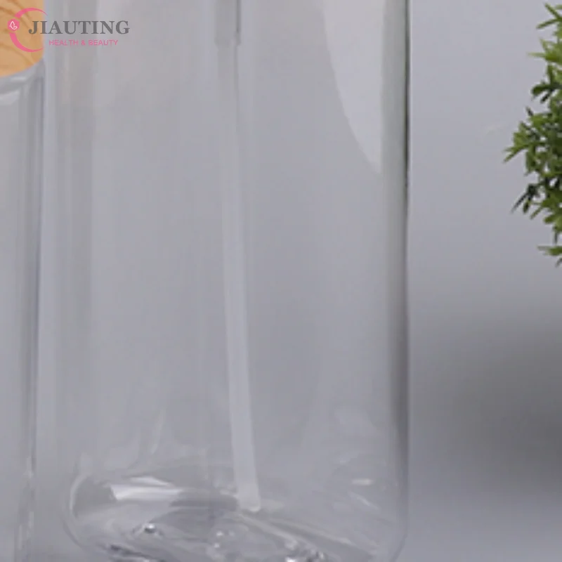 

300/500ml Transparent Press Foaming Hand Soap Dispenser Empty Shower Gel Bottle Fcial Cleanser Mousse Container Travel Portable