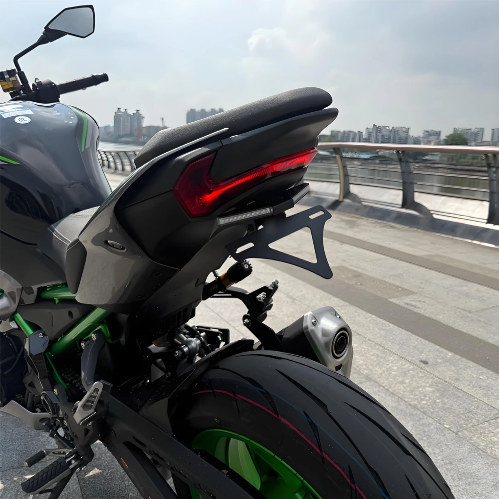 New Z900 2025- Motorcycle Accessories Tail Tidy Rear License Plate Holder With Led Light FOR KAWASAKI Z900 Z 900 2025
