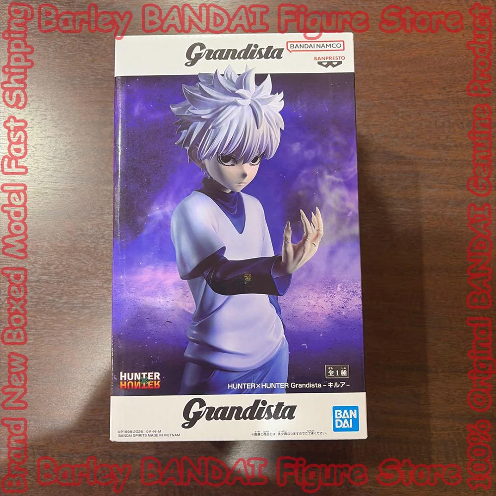 

Оригинальные коллекционные фигурки BANPRESTO Grandista Hunter x Hunter Killua Zoldyck, аниме-фигурки, модели игрушек, подарки для детей