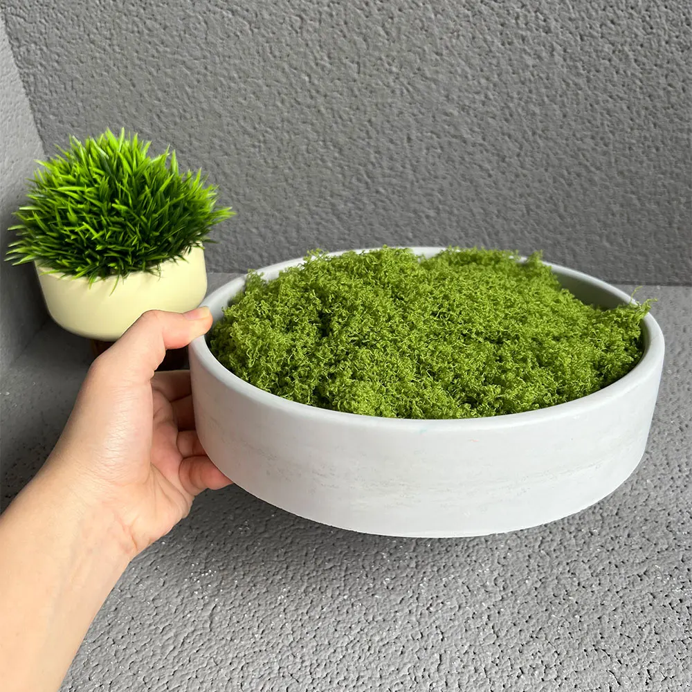 Large Size Round Planter Concrete Mold Outdoor Cement Flowerpot Casting Mold Storage Bowl Terrazzo Cement Mold