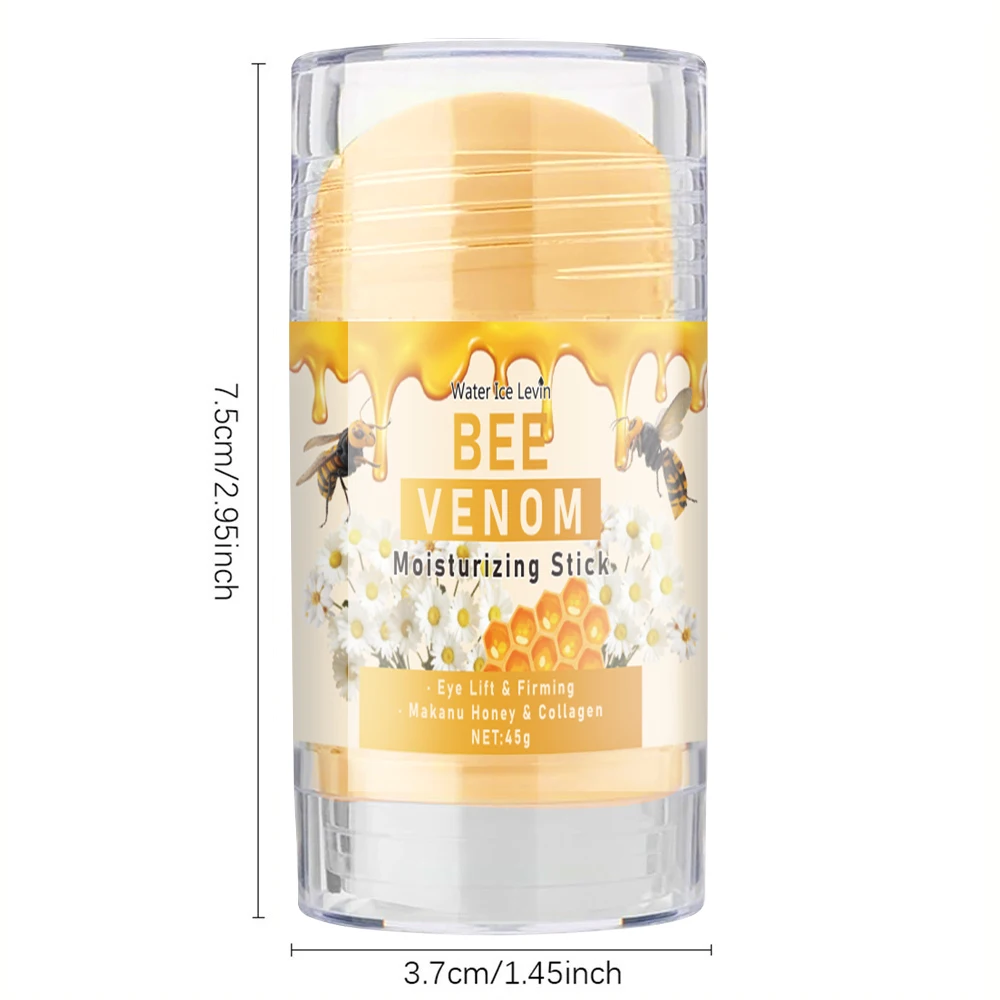 Bee Venom Eye Cream Stick Hydrates and Moisturizes the Skin Around the Eyes, Protects and Nourishes, Making the Light Beige Color More Soft view 3