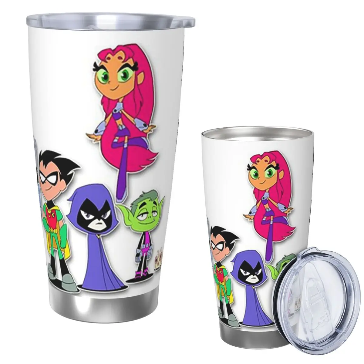 

Teen Titans Teenage Go Raven Stainless Steel Tumbler Vacuum Insulated Mug Thermal Cold Cups Straw With Lid 20oz