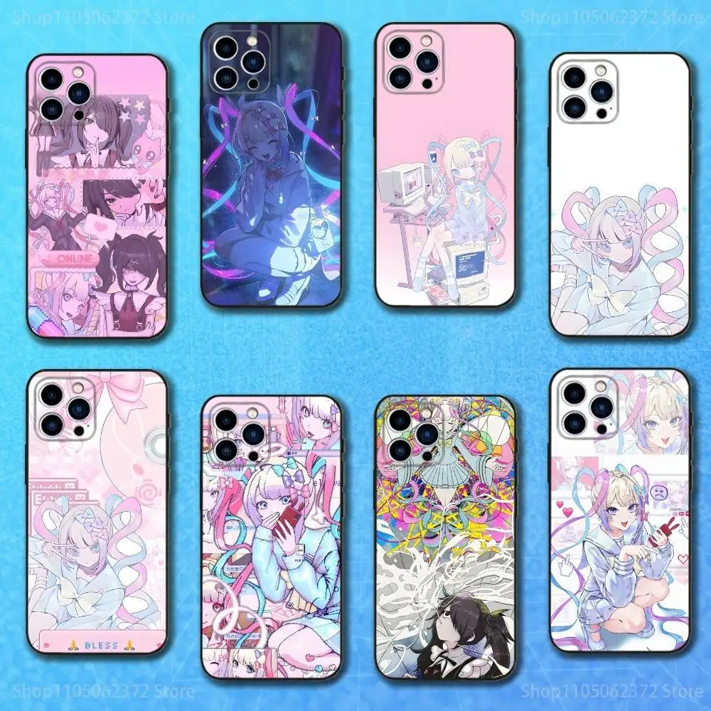 

Game N-Needy Girl O-Overload Phone Case For iPhone 16,15,14,13,12,11 Plus,Pro Max,XS,X,XR,SE,Mini,8,7,Soft Silicone Black Cover