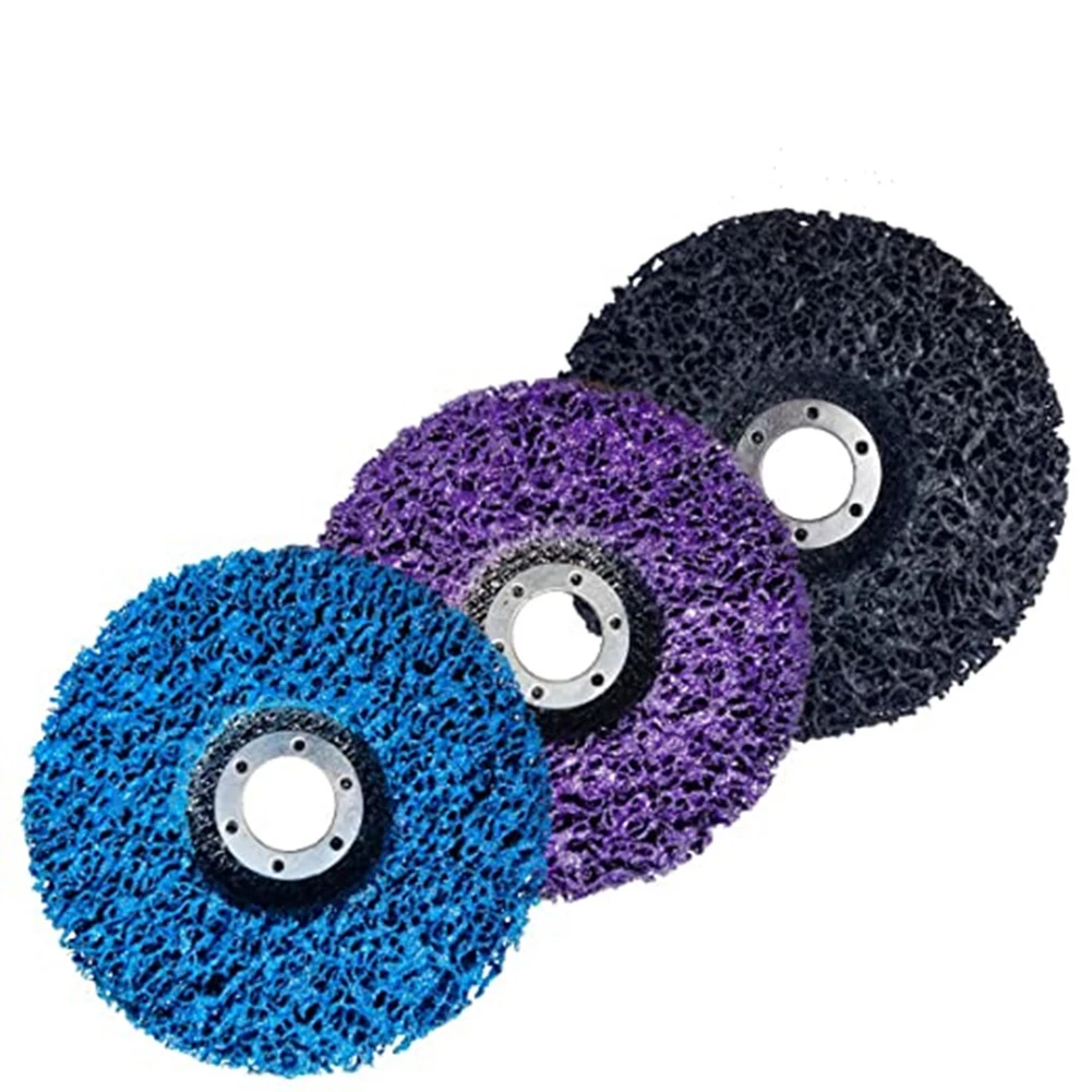 100mm Coral Disc Poly Strip Disc Grinder Strip Disc Abrasive Wheel Paint Rust Removal Clean For Angle Grinder