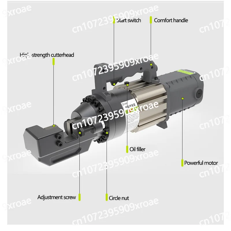 

2-3s Cutting Speed Cuts 4-22mm 220V /110V Portable Steel Bar Cutting Machine Rebar Cutter Electric Hydraulic