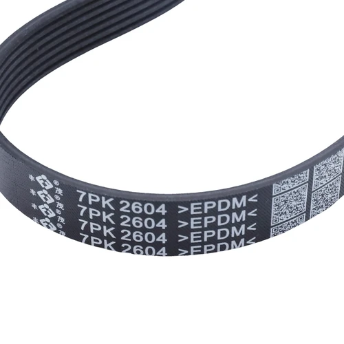 Imagen 2 del producto Correa PK con pliegues en V 7PK2604 para JMC S350 2.4TD 2010- YUHU 2.4-TD 2012- YUHU 5 2,4 2018- 7PK 2604 7 costillas 2604mm EPDM de alta calidad