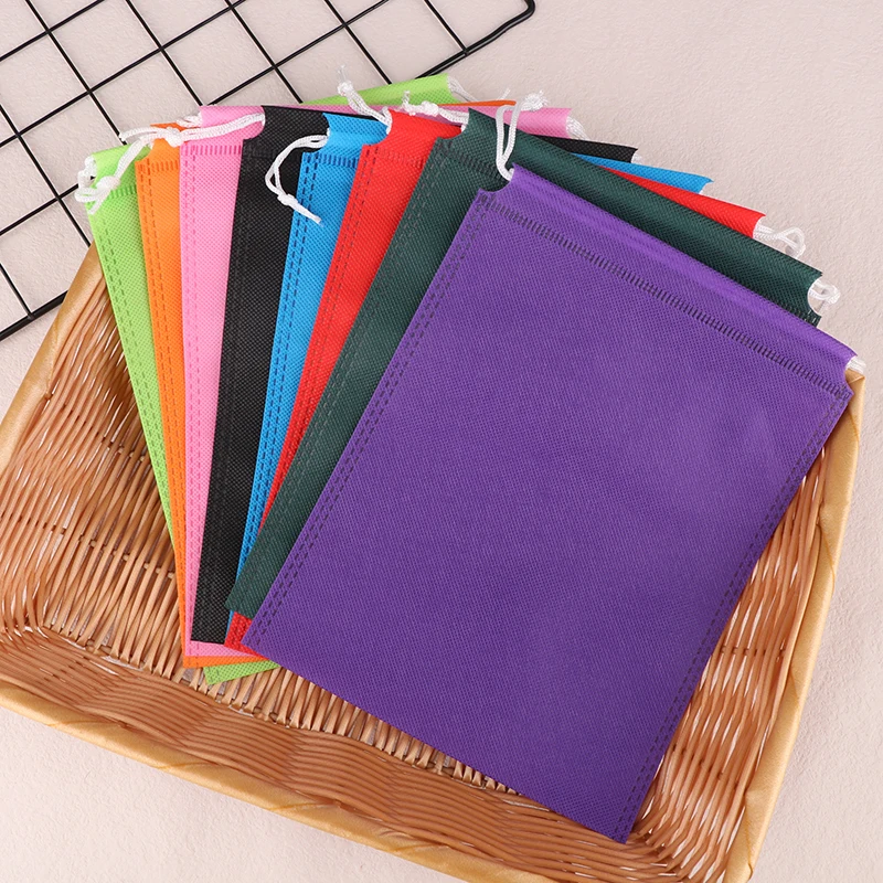 1Pc Portable Drawstring Bag Storage Pouch Cushion Stuff Sack Multipurpose Home Outdoor Travel Dust-proof Carry Bag