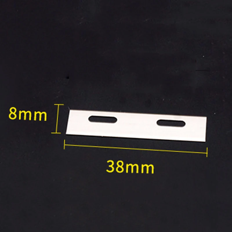 5/10Pcs Stainless Steel Replacement Blades For DIY Leather Craft Skiver Safety Strander Lace Maker Tool