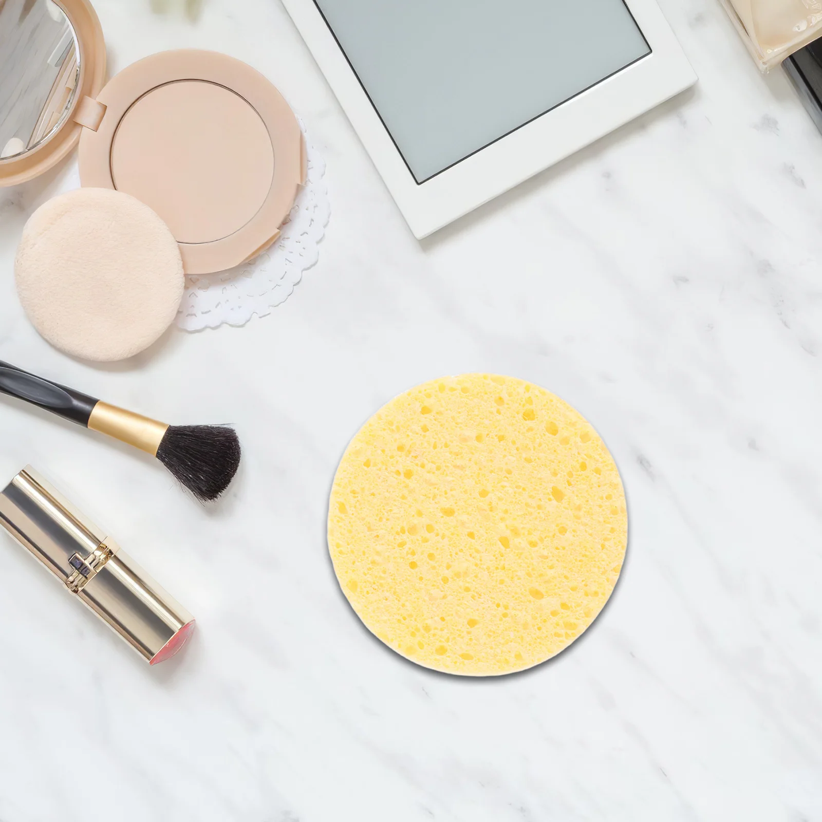 5-delige gezichtsreinigingspads Sponzen Herbruikbare make-up Remover Make-up voor Foundation Round