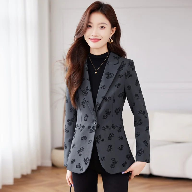 China Humen Clothing Wholesale Fashion High end Printing High quality Suit New Suit Top Coat Pants