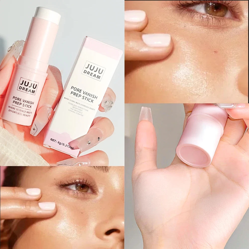 Barra de imprimación facial, Base de poros Invisible, corrector de maquillaje, maquillaje de aislamiento, Base de poros frontal, imprimación de piel modificada, cosmético
