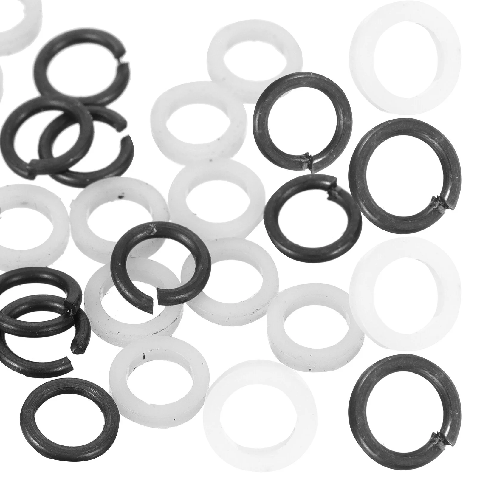 24pcs Guitar Tuner Gasket Plastic Tuner Washer Metal Tuner Spacer Guitar Parts Guitar Accessories Tuning Peg Washers Guitar