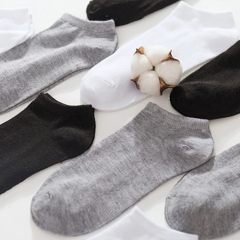 

3 Pairs Unisex Casual Plain Color Boat Socks Thin Breathable Comfy Anti Odor Sweat-absorbing Low Cut Ankle Socks For Men Women