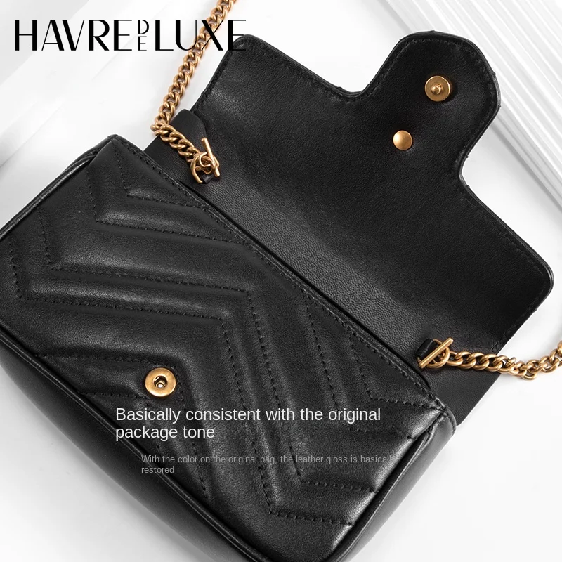 Hav redeluxe Tasche Anti-Verschleiß-Schnalle für Marmont Mini Bag Chain Hardware Eck schutz Zubehör