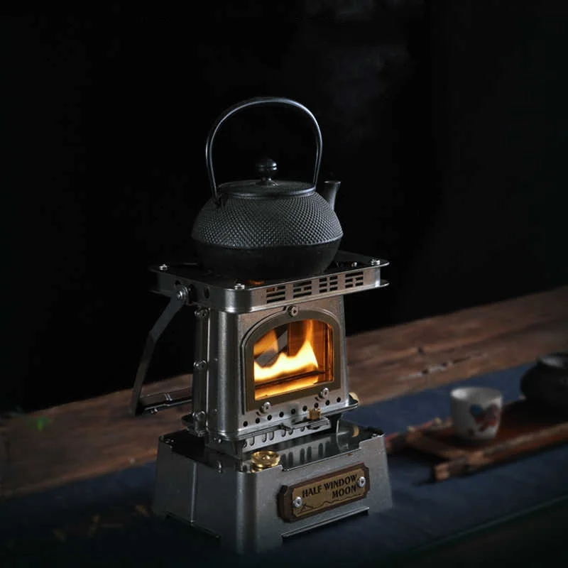 Olielamp Kachel Draagbare Camping Lantaarn Kachel Retro Mini Emotie Kerosine Kachel Kachel Brazier Outdoor Thee Picknick Fornuis