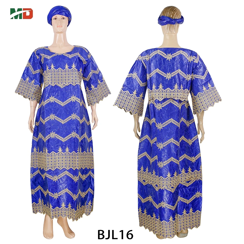 여성용 MD 아프리카 전통 의상, 터키 전통 드레스 자수 바진 리치 부부 웨딩 파티 가운 로브 아프리카 의류