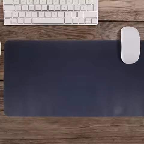 Large Gaming Mousepad Desk Mat PVC Extended Waterproof Keyboard Laptop Pad Smooth Surface Reinforced Edges Wear Tear Resistance