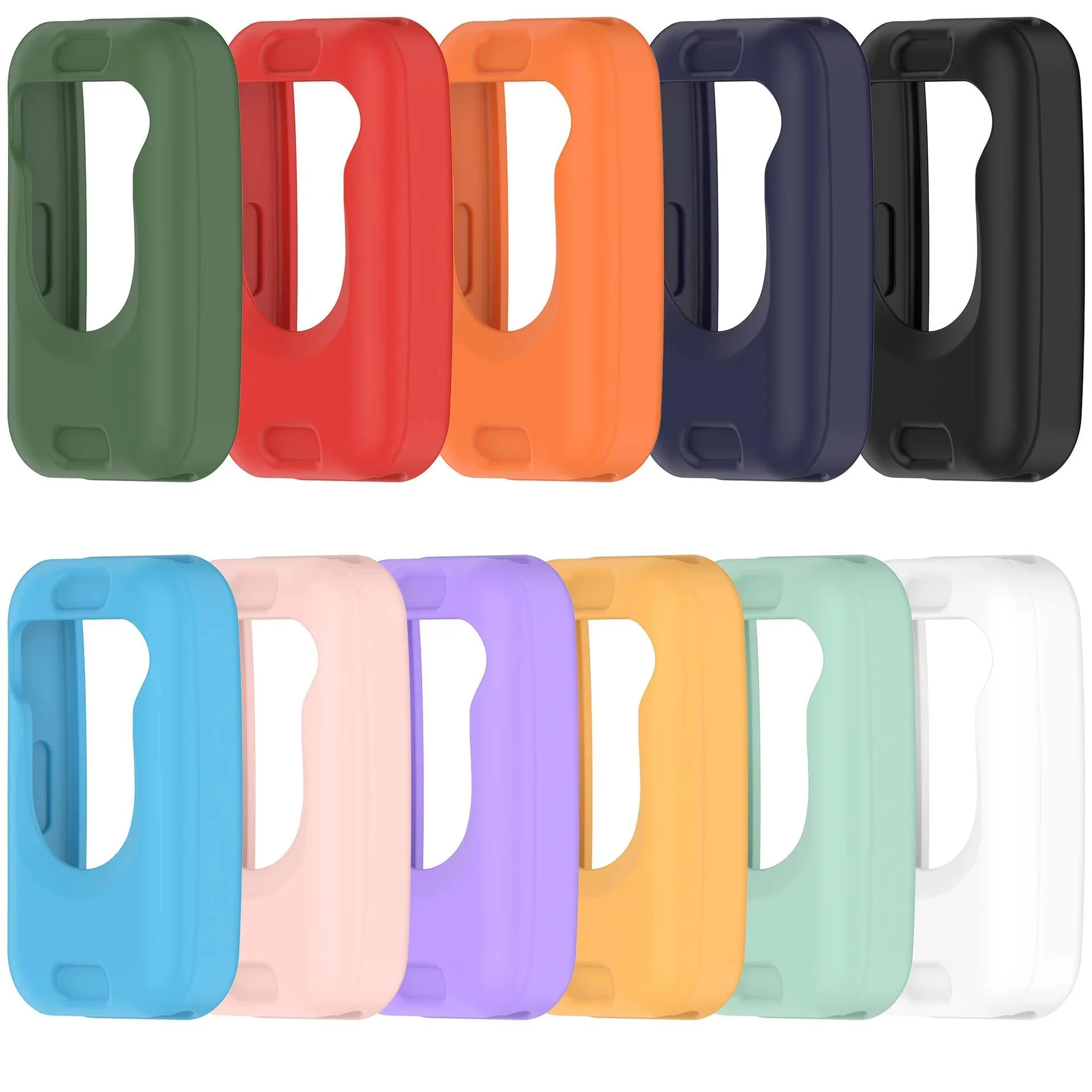 Silicone Screen Protector Case For Huawei band 9,Flexible Soft Protective Shell Bumper Cover For Huawei band 8 Watch Accessories