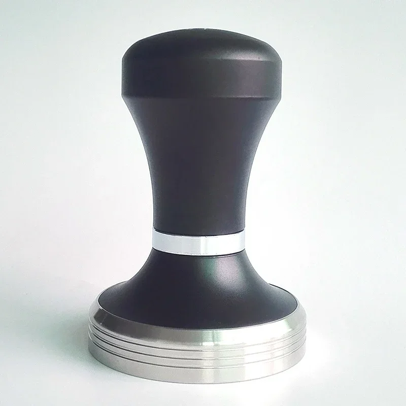 

58/57.5mm Adjustable Height Espresso Coffee Tampers Black Coffee Press Tools Flat Base Barista