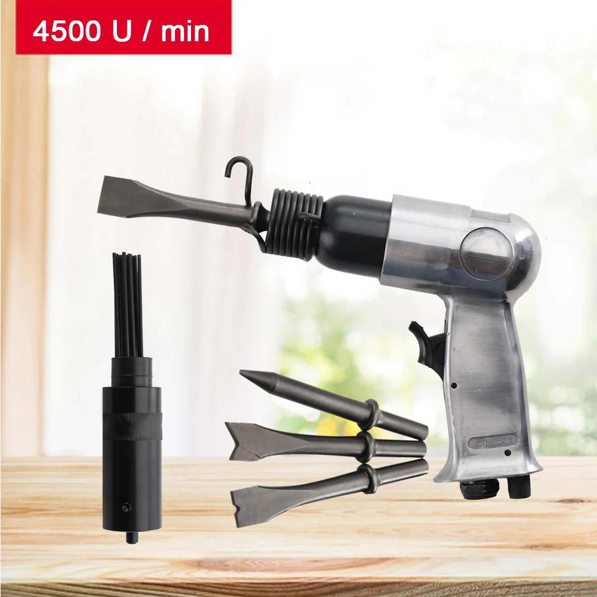 1/4 "150 مللي متر مطرقة صناعية مقبض قوي مستقيم نوع إزميل مطرقة هوائية مجرفة أداة أداة هوائية