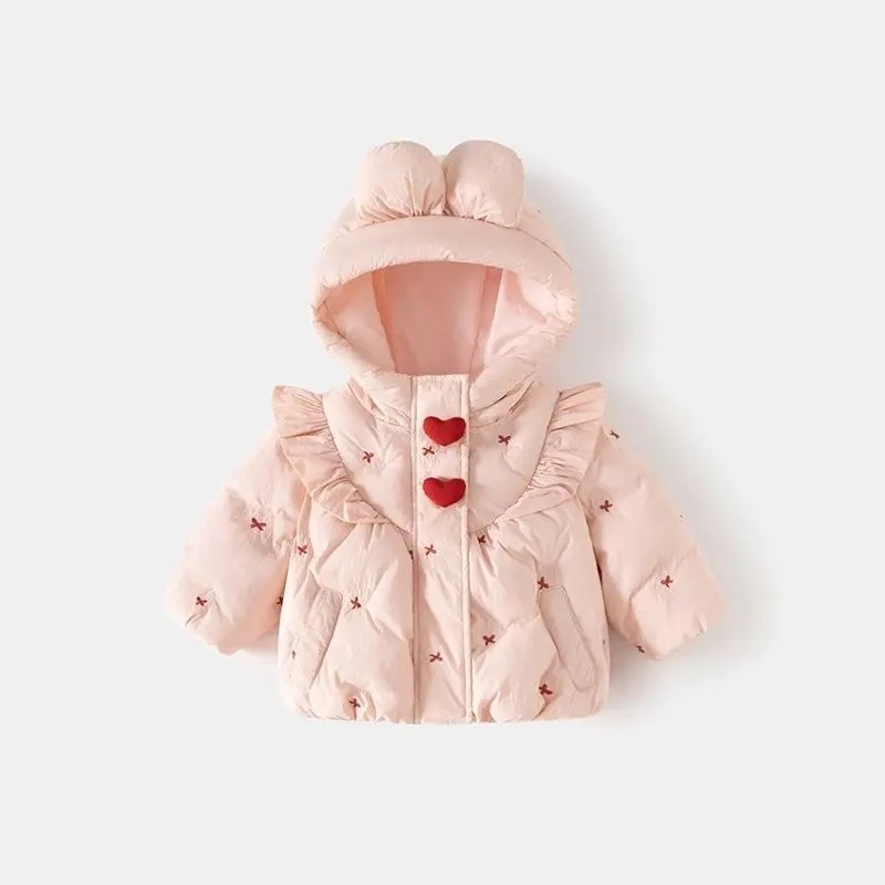 

2025 Cotton Jacket New Western Style Baby Coat with Thick Velvet for Children Cotton Coat for Winter Warmth and Winter Clothing