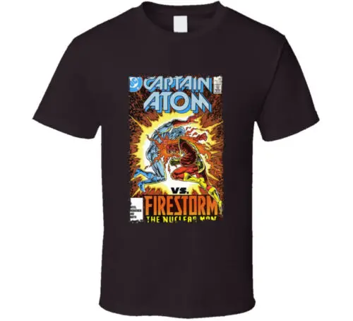 Camiseta de capitán Atom Vs firestm Comic issusion 5