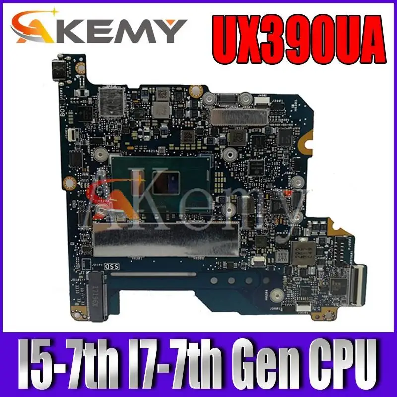 

For ASUS Laptop Motherboard ZenBook 3 UX390 UX390U UX390UA UX390UAK Mainboard I5-7th Gen I7-7th Gen CPU 8GB 16GB RAM