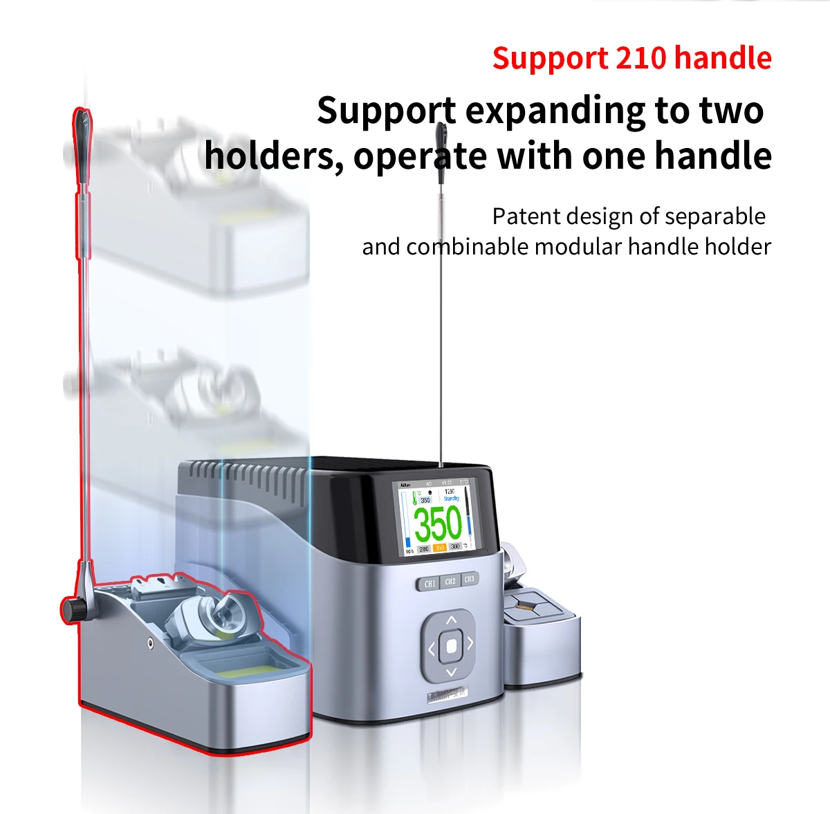 

Intelligent Aixun T410 Soldering Iron with Sleep Mode and Sponge Set Included