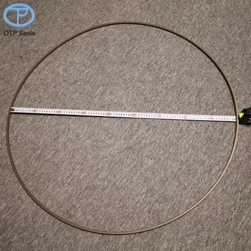 Extra large Rotary Glyd Glide Ring for Shafts PTFE Piston Rod Seals Polytetrafluoroethylene Copper powder NBR O-Ring customized