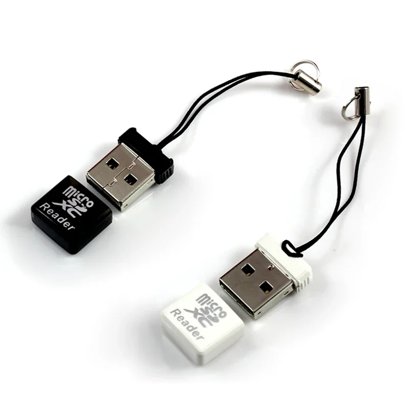 1PCS Mini Card Reader Super Speed USB 2.0 Mini SD/SDXC TF Card Reader Adapter High Quality Card Reader For Computer
