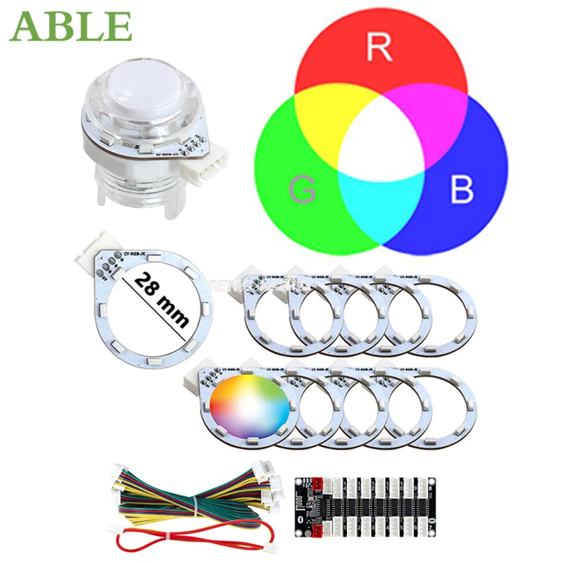 

RGB lighting control card Bluetooth APP control Can be used with any button control card Suitable for arcade equipment