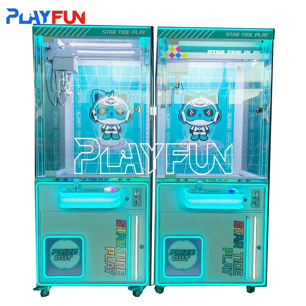 Coin Operated arcade Games  Claw Crane Game Machine STAR TIDE PLAY dolls plush prize games machine