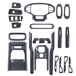 Chery Jetour Traveller T2 Carbon Fiber Patterned Interior Patch Trim Frame Stickers Interior Accessories Interior Protection