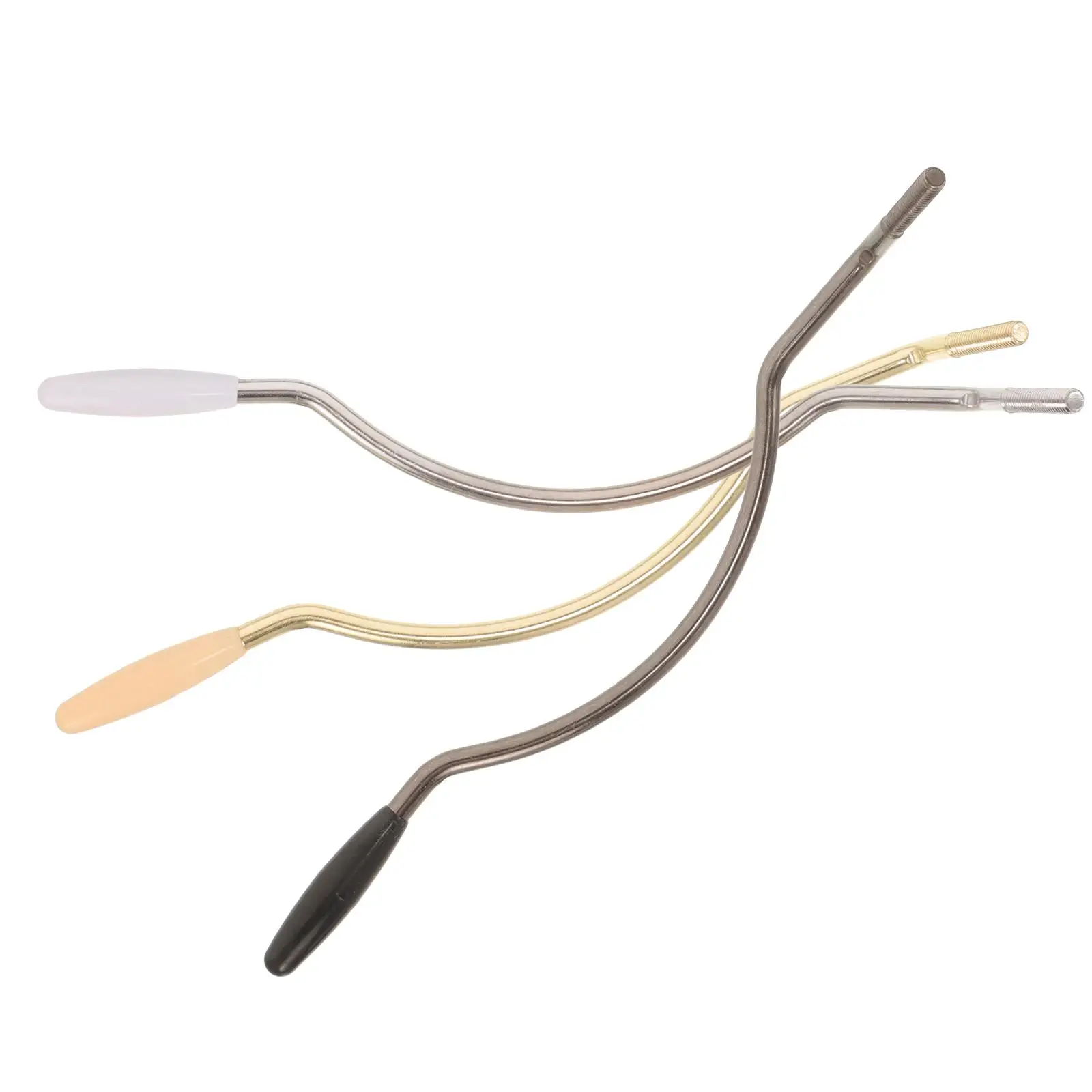 

3 Pcs Guitar Tremolo Electric Guitars Bridge Arm Joystick Whammy Bar with Tip Pedal Stainless Steel System