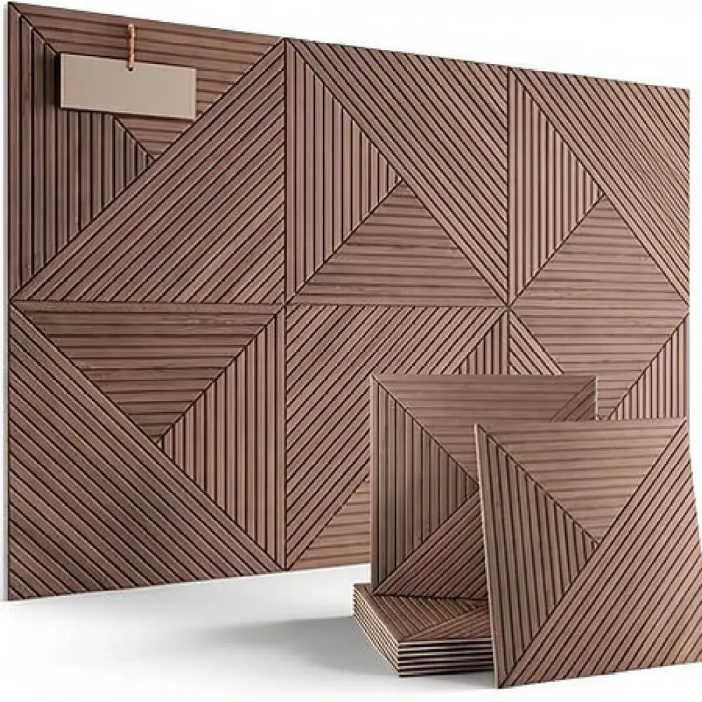 Sound Absorbing Felt Panels Polyester Fiber Wall Tiles Self Adhesive Acoustic Insulation Board Decorative Background Decor