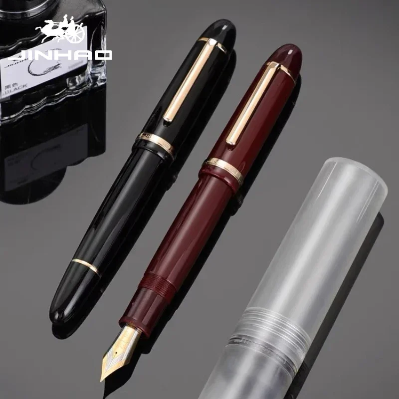 jinhao x159 caneta tinteiro acrilico duravel e suave iridium dica tinta pen papelaria escola estudante material de escritorio empresarial 01