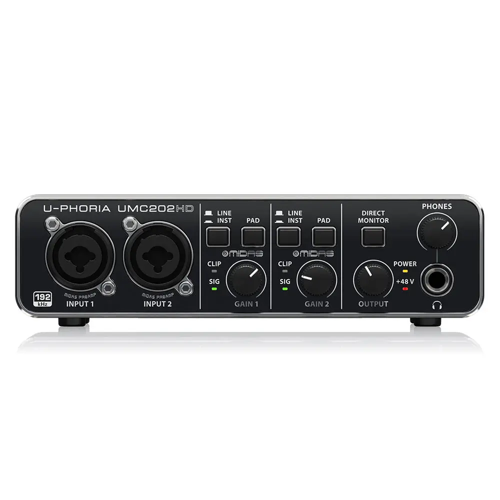 External USB Audio Interface Sound Card with Adjustable Voice for Professional Studio & Home Use