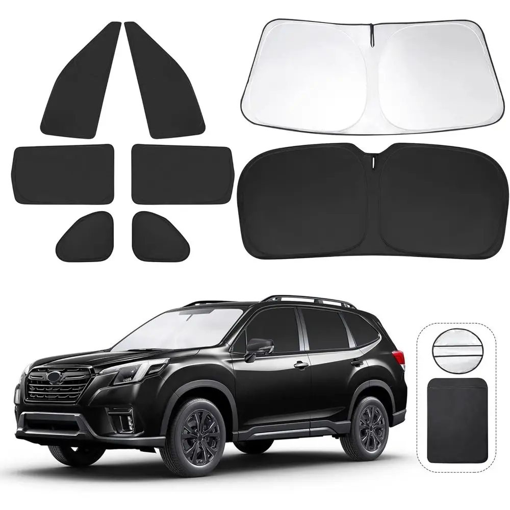 

Shades for Subaru Forester 2019-2024 Accessories Car Side Full Windows Rear Triangular Windshield Sun Shade Sun UV Rays & Privac