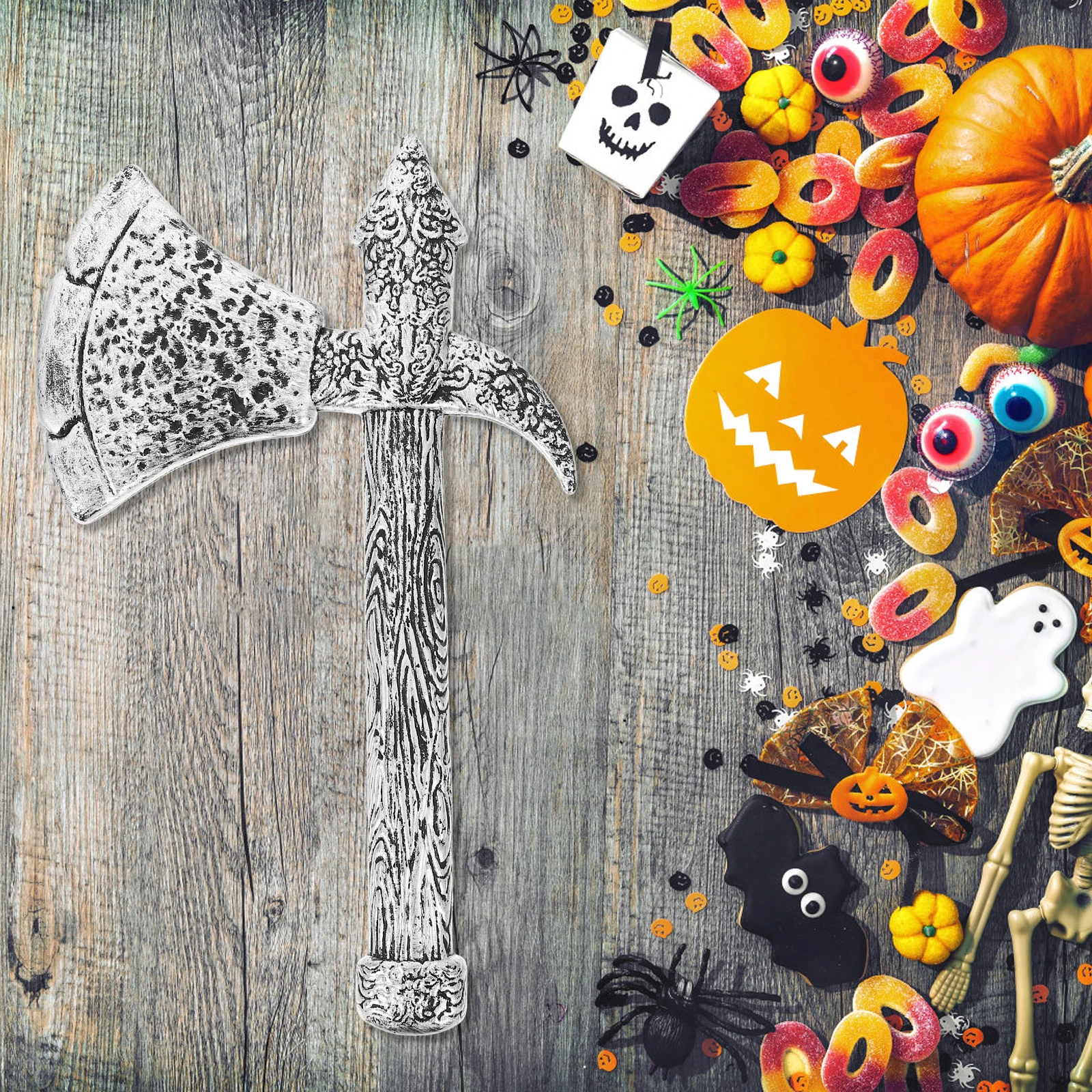 

Creative Simulated Axe Prop Halloween Party Costume Accessory Scary Decor Cosplay Carnival Stage Performance Fake Axe For Prank