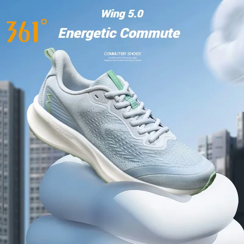 

361 Degrees AirWing 5.0 Men Running Shoes Durable Lightweight Cushioning Breathable Non-slip Stable Soft Male Sneakers 672512207
