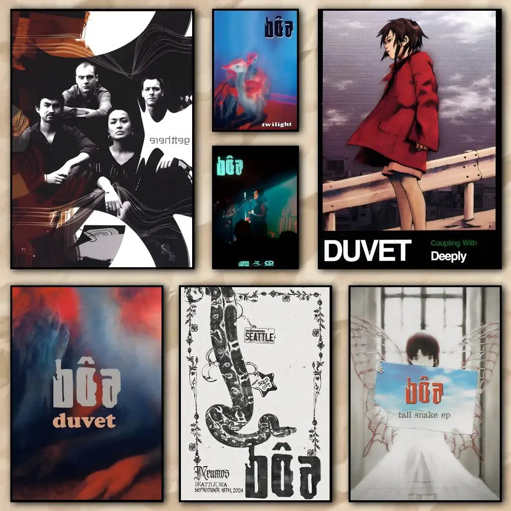 Band B-Boa Duvet Of Lain Poster HD Printing Wall Art Home Decor For Bedroom Drawing Room Office Idea Gift